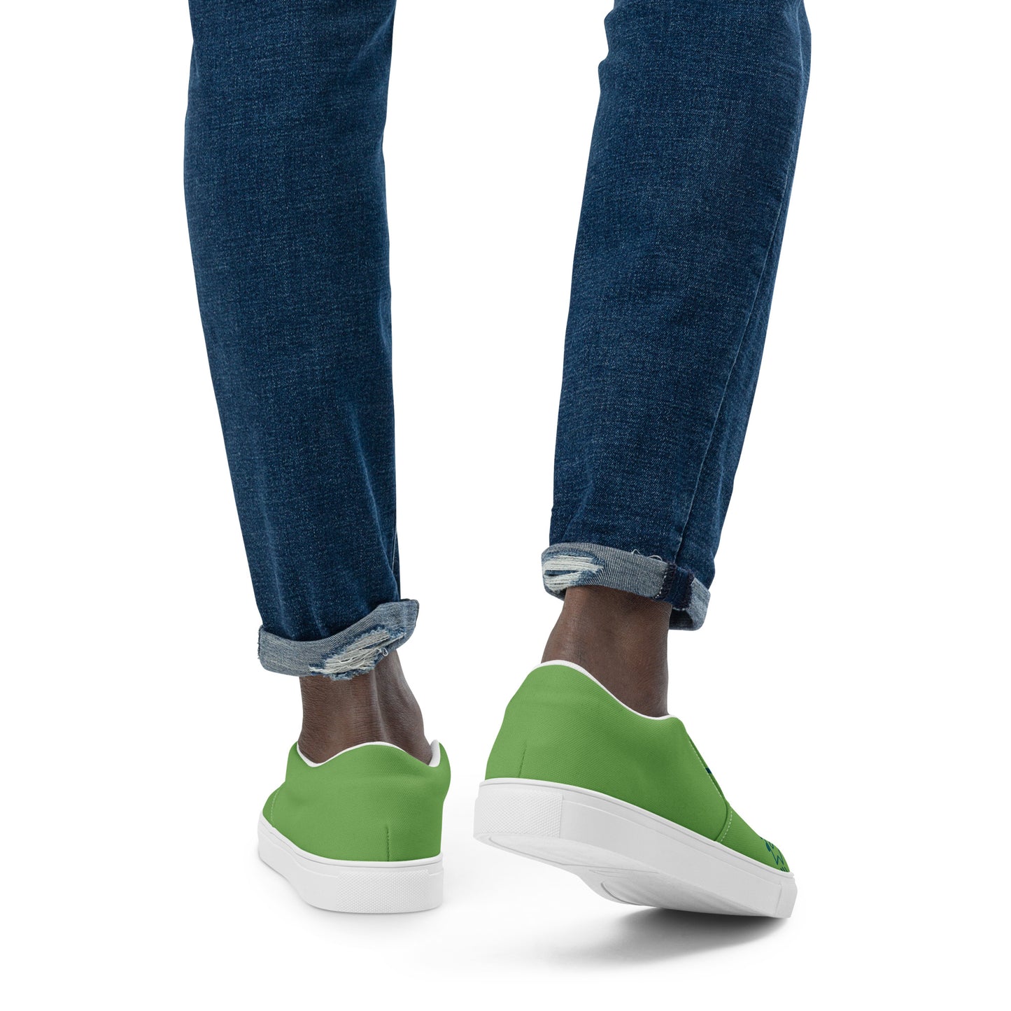 Men’s slip-on canvas shoes - Green