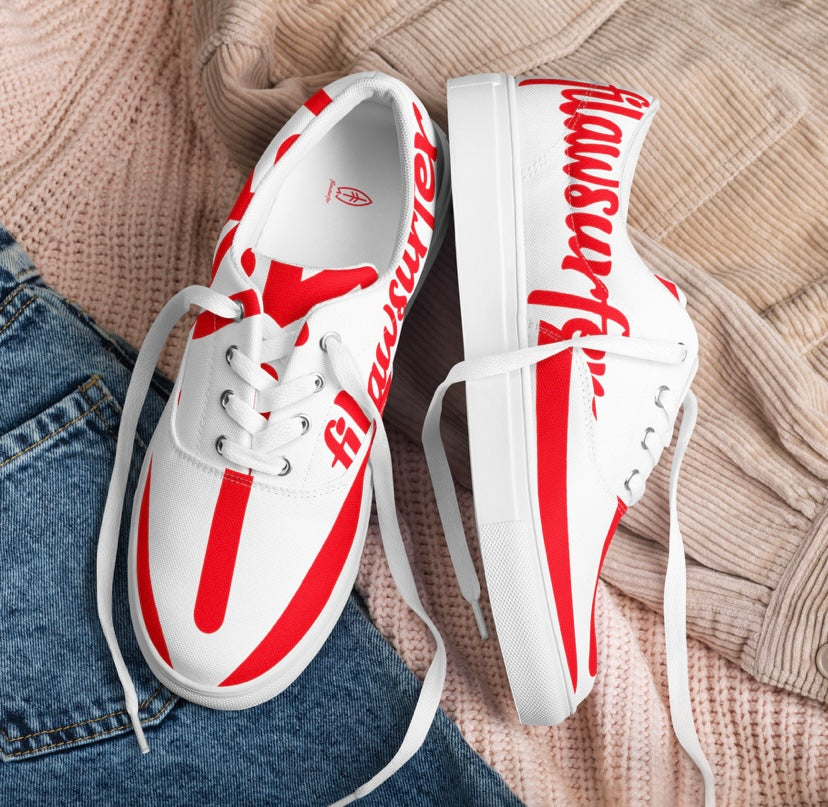 Men’s lace-up canvas shoes