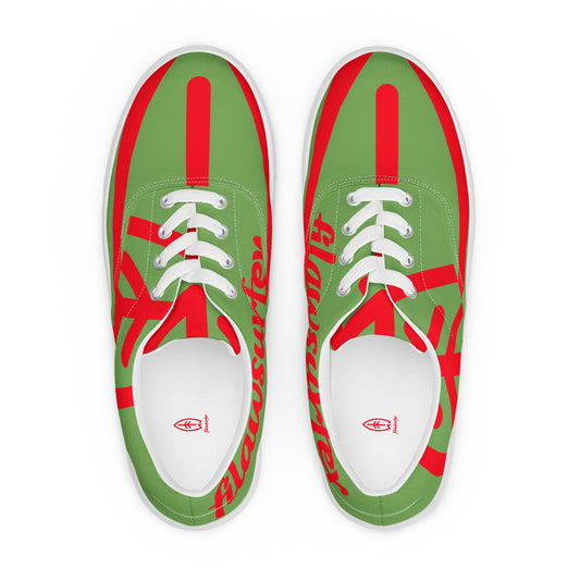 Men’s lace-up canvas shoes