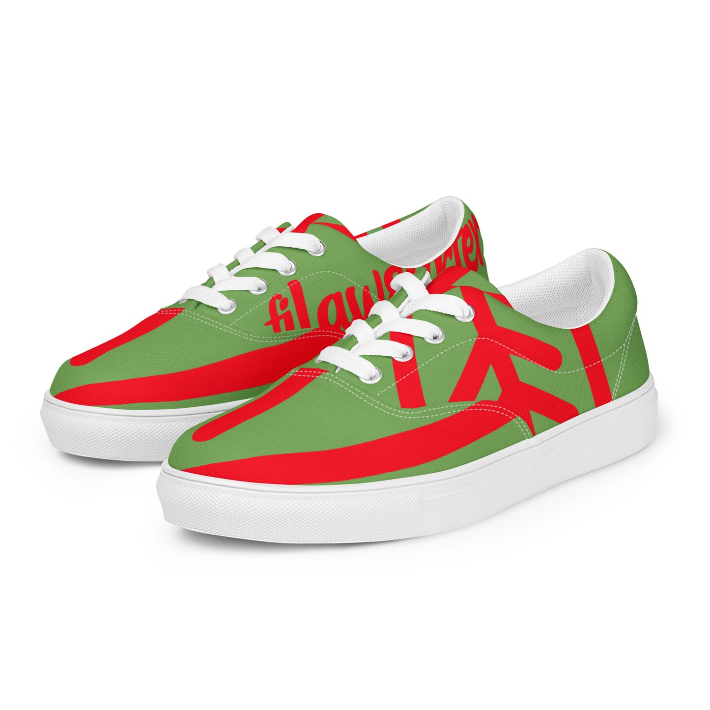 Men’s lace-up canvas shoes