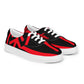Men’s black lace-up canvas shoes