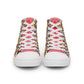 Women’s high top canvas shoes