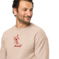 Unisex Sueded Fleece Sweatshirt