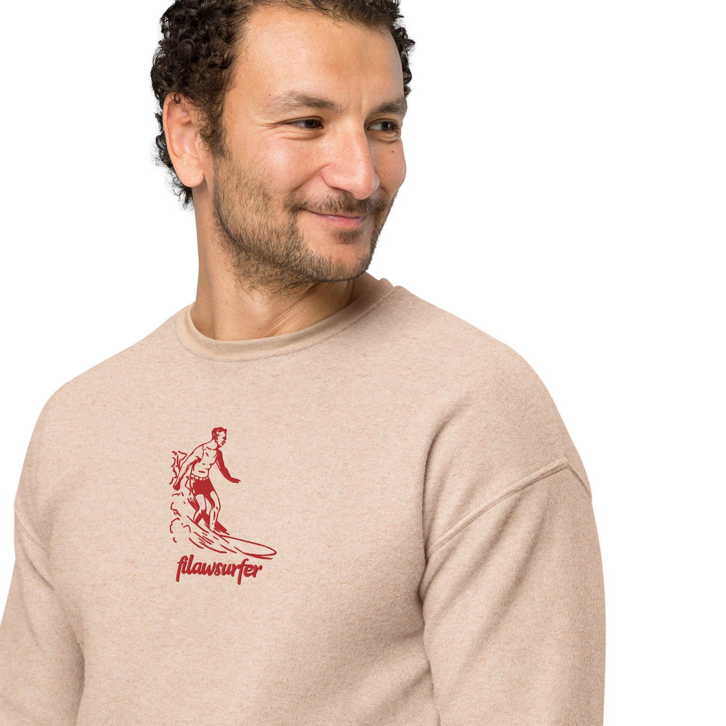 Unisex Sueded Fleece Sweatshirt