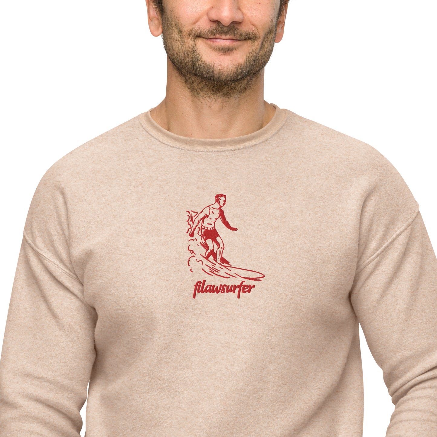 Unisex Sueded Fleece Sweatshirt