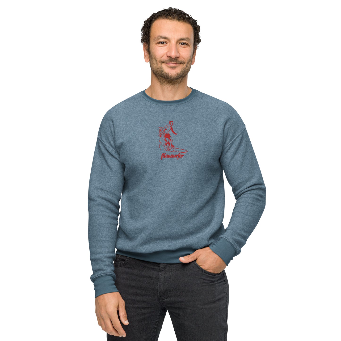 Unisex Sueded Fleece Sweatshirt