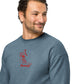 Unisex Sueded Fleece Sweatshirt